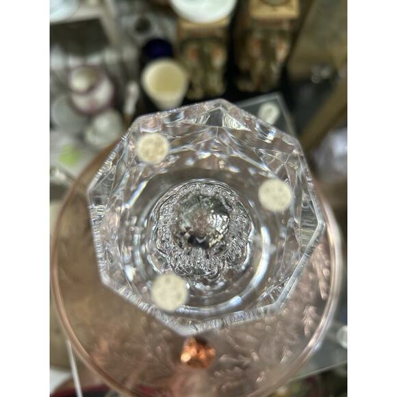 Orrefors Erika Lagerbielke EL 4809-22 8” Crystal Geometric Vase Vintage Sparkles - Picture 10 of 10